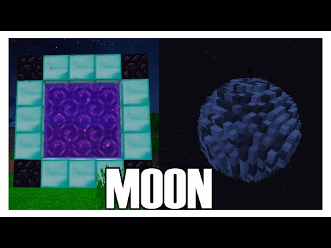 Doni Bobes - How to Make a Portal to the MOON in Minecraft (No Mods)