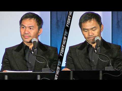 Manny Pacquiao in NEAR TEARS in emotional Hall Of Fame Speech - Full Video