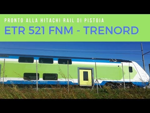 The first ETR 521 of Hitachi Rail for FNM/Trenord