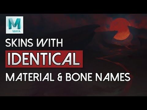 Guide on how to create skins with identical materials & bones