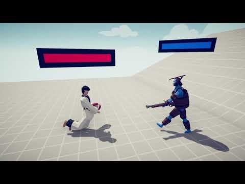 BRO TAEKWONDO CHAMPION +HP BAR 1 vs 1 UNIT - TABS - Totally Accurate Battle Simulator