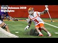 Nate Solomon 2019 Syracuse Lacrosse Highlights