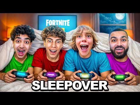 WE HAD A SLEEPOVER WITH FERRAN and 67 KID.. *FORTNITE*