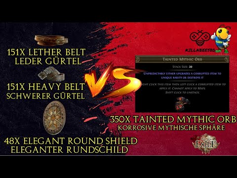 🇩🇪🇩🇪3.19 Gambling#4 Lake of Kalandra 350x Tainted Mythic orb Korrosive Mythische Spähre poe 🇩🇪🇩🇪