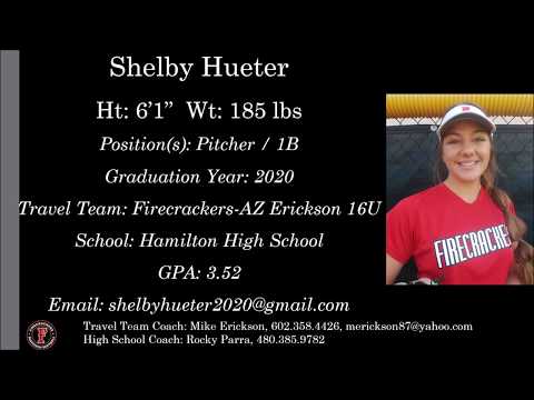 Shelby Hueter Softball Skills Video - 2020 Pitcher 1B