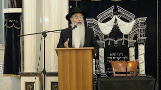 מרא דאתרא הרב חיים שלמה דיסקין שליט א   עצרת חיזוק בקרית אתא
