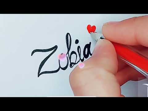 Zobia NameWhatsapp Status💖 || Whatsapp status Calligraphy 😍 🥰💖 💖