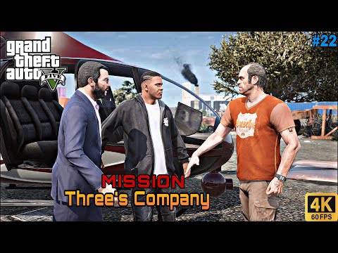 gta 5 mission 23 Three's company  [PC GAMEPLAY 4K 60fps Ultra Graphics] #22