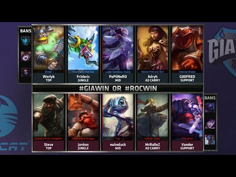 ROC vs GIA | Roccat vs Giants Gaming | Regional Qualifier | Quarterfinals | GAME 2 | HIGHLIGHTS