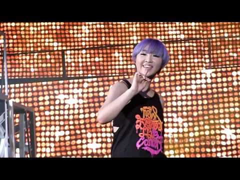 [HD FANCAM] I Don't Care (Encore)- 2NE1 New Evolution Singapore [Sandara Cries]
