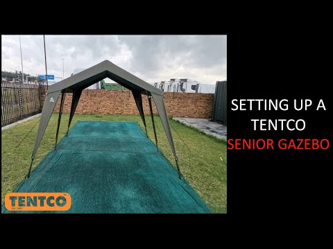 Tentco Senior Canvas Gazebo YouTube video thumbnail image