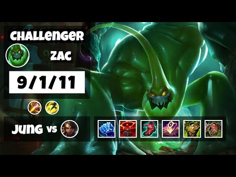Zac s11 Jungle Challenger Replay (9/1/11) - KOREAN