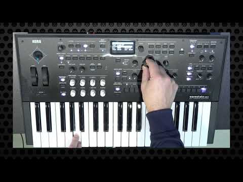 Korg wavestate mk II - Factory Presets Demo (Sounds Only)