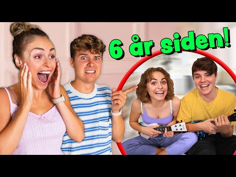 Reagerer på vores FØRSTE videoer sammen!