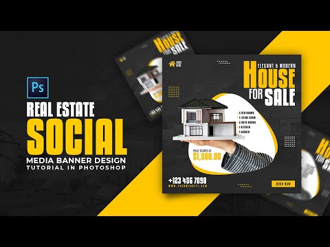 How to Design Furniture Social Media Banner Adobe Photoshop Tutorial Speed Art Grafix Mentor
