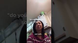 Japanese mom sweet reaction on 80s song (stay with