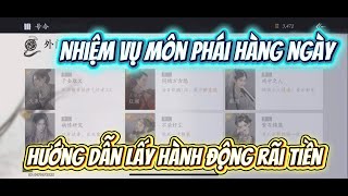 Where Winds Meet | Hướng dẫn cách lấy hành động rãi tiền & cách làm nhiệm vụ môn phái hàng ngày