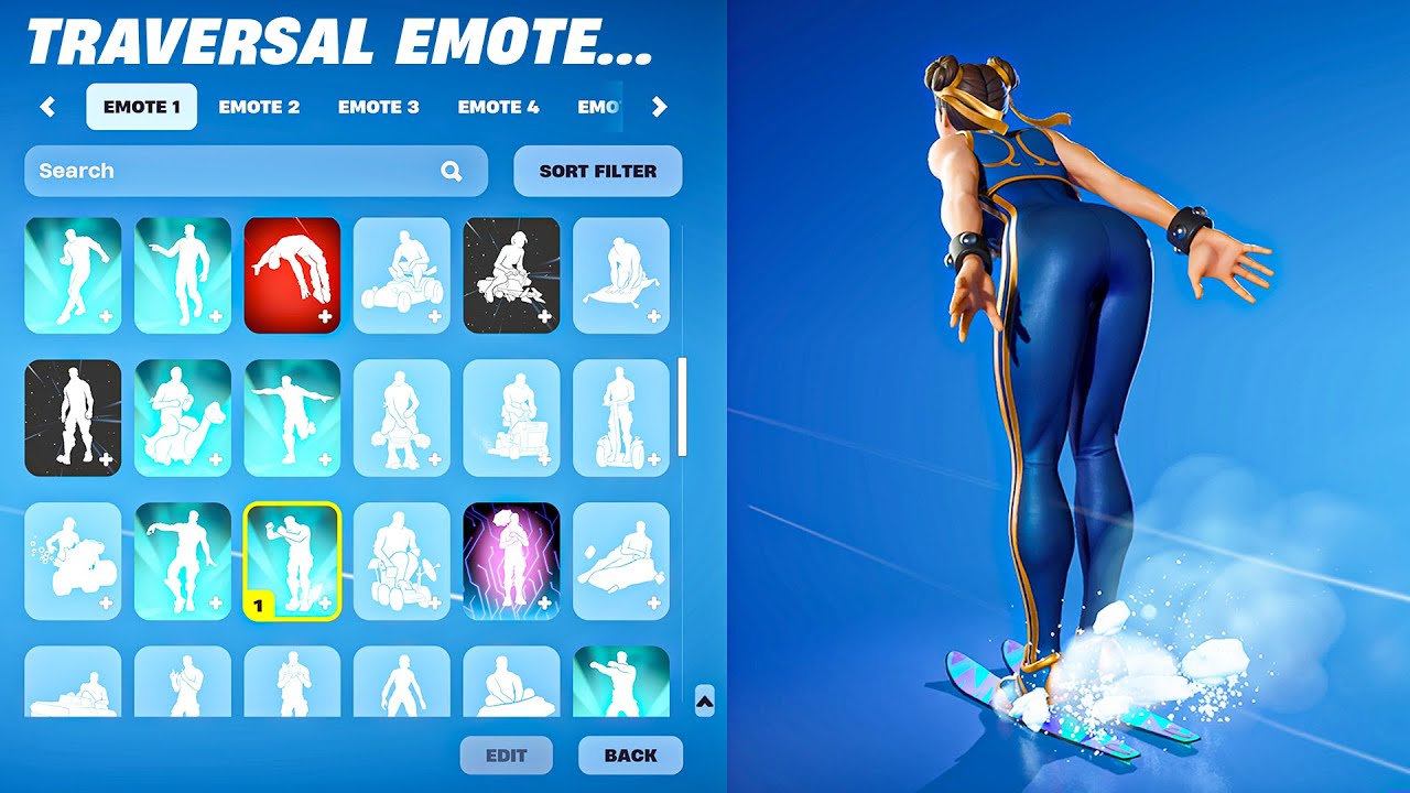 Every Traversal Emotes in Fortnite Battle Royale