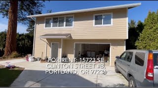 For Rent: 15723 SE Clinton Street #B, Portland, OR 97236