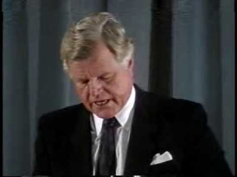 CBS 6 Video Vault: 1991 - September 23 - Sen. Ted Kennedy speaks at UVa.