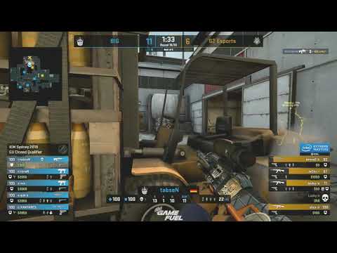 CS:GO tabseN ace BIG vs G2 at IEM Sydney 2019 Europe Closed Qualifier
