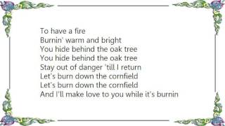 Charlie Musselwhite - Burn Down the Cornfield Lyrics