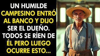 Un Humilde Granjero Entra a un Banco y Dice ser el Dueño y Todos se Ríen Pero cuando… Historia Real