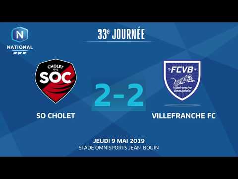 J33 : SO Cholet - Villefranche FC (2-2), le résumé I National FFF 2018-2019