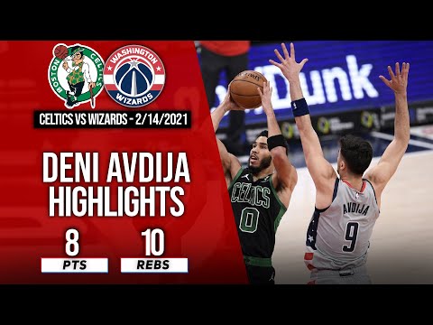 Deni Avdija Highlights - 8 points vs Boston Celtics (2/14/2021)