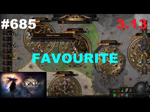 [Path of Exile] MY Favourite Atlas Passives, Favourited Maps, Max Block in 3.13 Ritual League - 685
