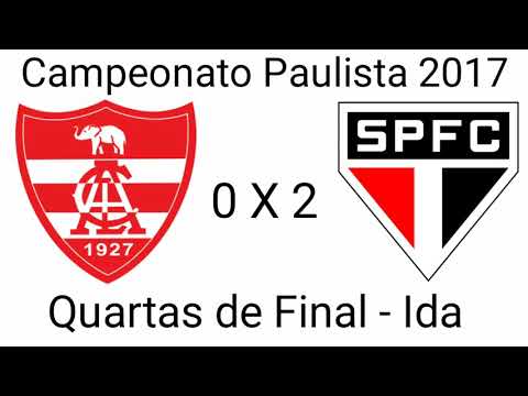 Linense 0 X 2 São Paulo - Campeonato Paulista 2017 - Quartas de Final - Ida (02/04/2017)