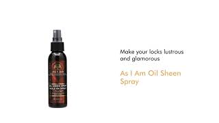 As I Am Oil Sheen Spray - 120ml