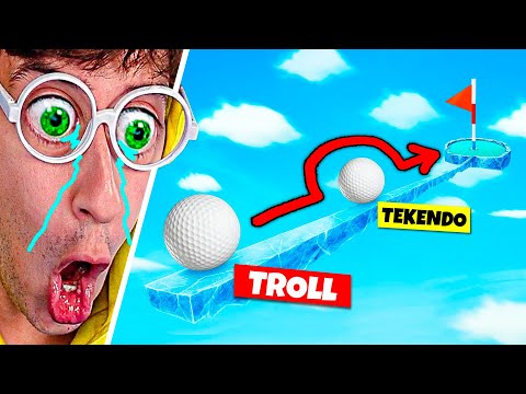 HOYO TROLL 🤡🥶 vs Crybaby Brother 😂 - GOLF IT