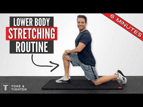 6 Min Lower Body Stretch Routine [Flexibility and Cool Down] Video