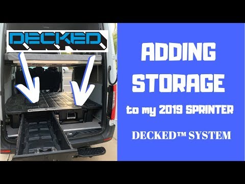 DECKED™ Storage system in my 2019 MERCEDES SPRINTER