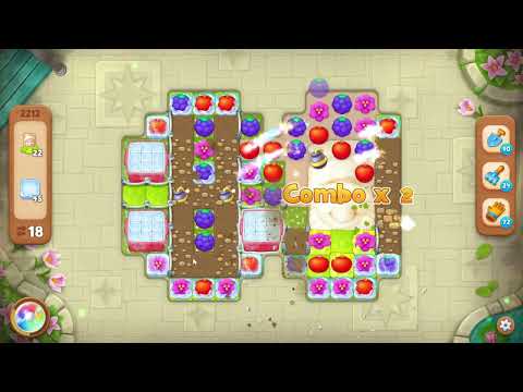 Gardenscapes 2212 Level - 26 moves - NO BooSTERS
