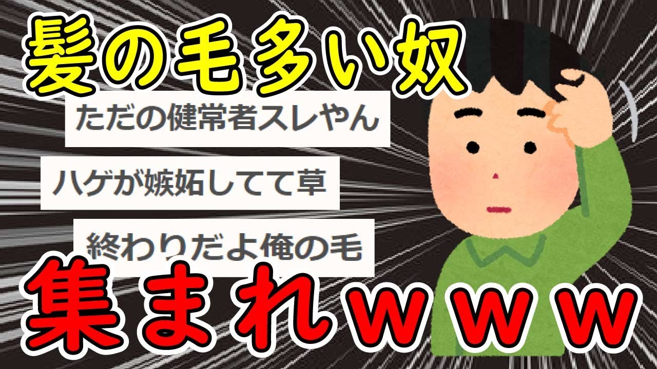 【2ch面白いスレ】髪の毛多すぎて困ってる奴、集まれｗｗｗ【ゆっくり解説】