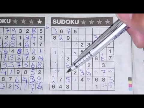 (#1061) Monday. Four Stars Sudoku puzzle. Bonus Extra edition. 06-29-2020 Extra part 4 of 6