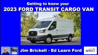 Getting to know your 2023 Ford Transit van