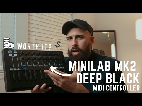 Arturia MiniLab MK2 Deep Black | Midi Controller Review