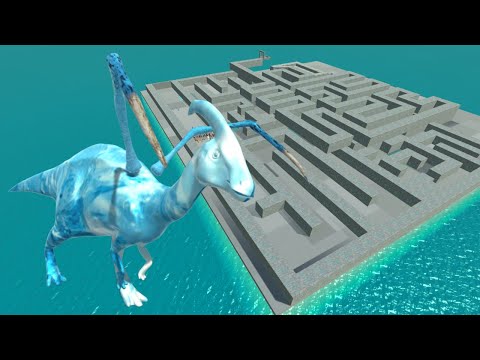 ESCAPE FROM ICE PARASAUROLOPHUS LAST SURVIVOR - Animal Revolt Battle Simulator