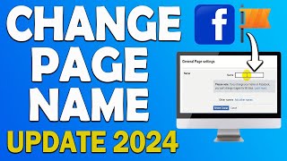 How to change Facebook page name on pc/laptop [UPDATE 2024]