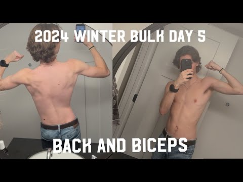 2024 Winter Bulk Day 6: Back and Biceps
