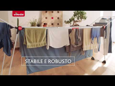 Vileda Infinity Flex - Stendibiancheria Estensibile con ruote