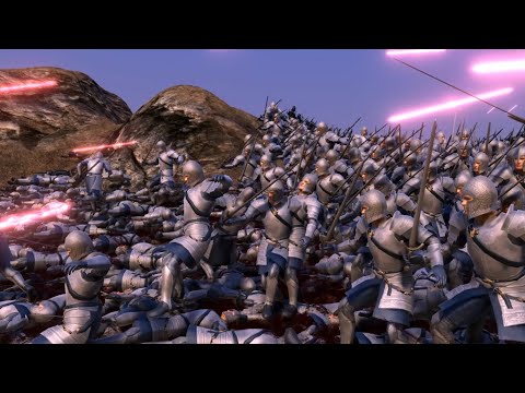 11000 Gondor Soldiers VS 12100 Super Battle Droids.Ultimate Epic Battle Simulator 2. UEBS 2