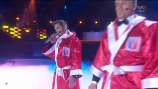 Dolph Lundgren-Eye of the Tiger.(Sly Stallone) .Melodifestivalen Final.2010 (HD)