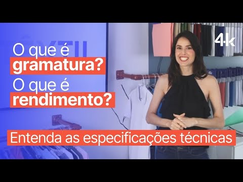 O que é gramatura? O que é rendimento? Entenda as especificações técnicas | 4K Têxtil
