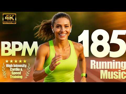 185BPM Running Music 2025 | High Intensity Cardio & Speed Training | 60-Minute