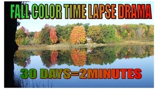 preview picture of video 'West Michigan fall color time lapse'