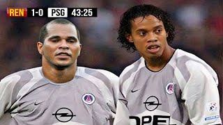 O JOGO ESTAVA DIFÍCIL, ATÉ QUE O JOVEM RONALDINHO FEZ ALGO INACREDITÁVEL!